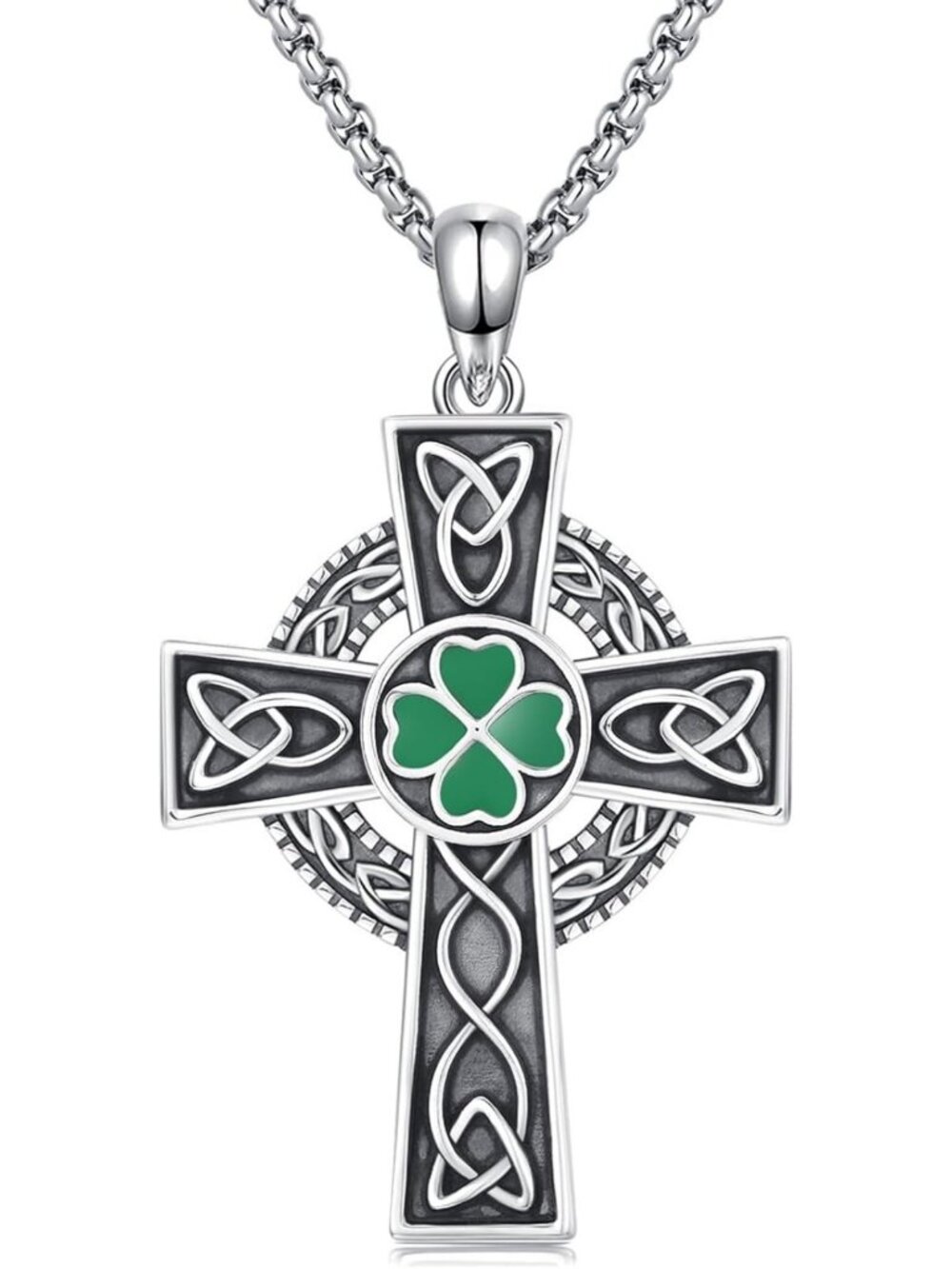 Sterling Silver Cross Necklace - 925 Pendant Jewelry for Women, Faith & Style